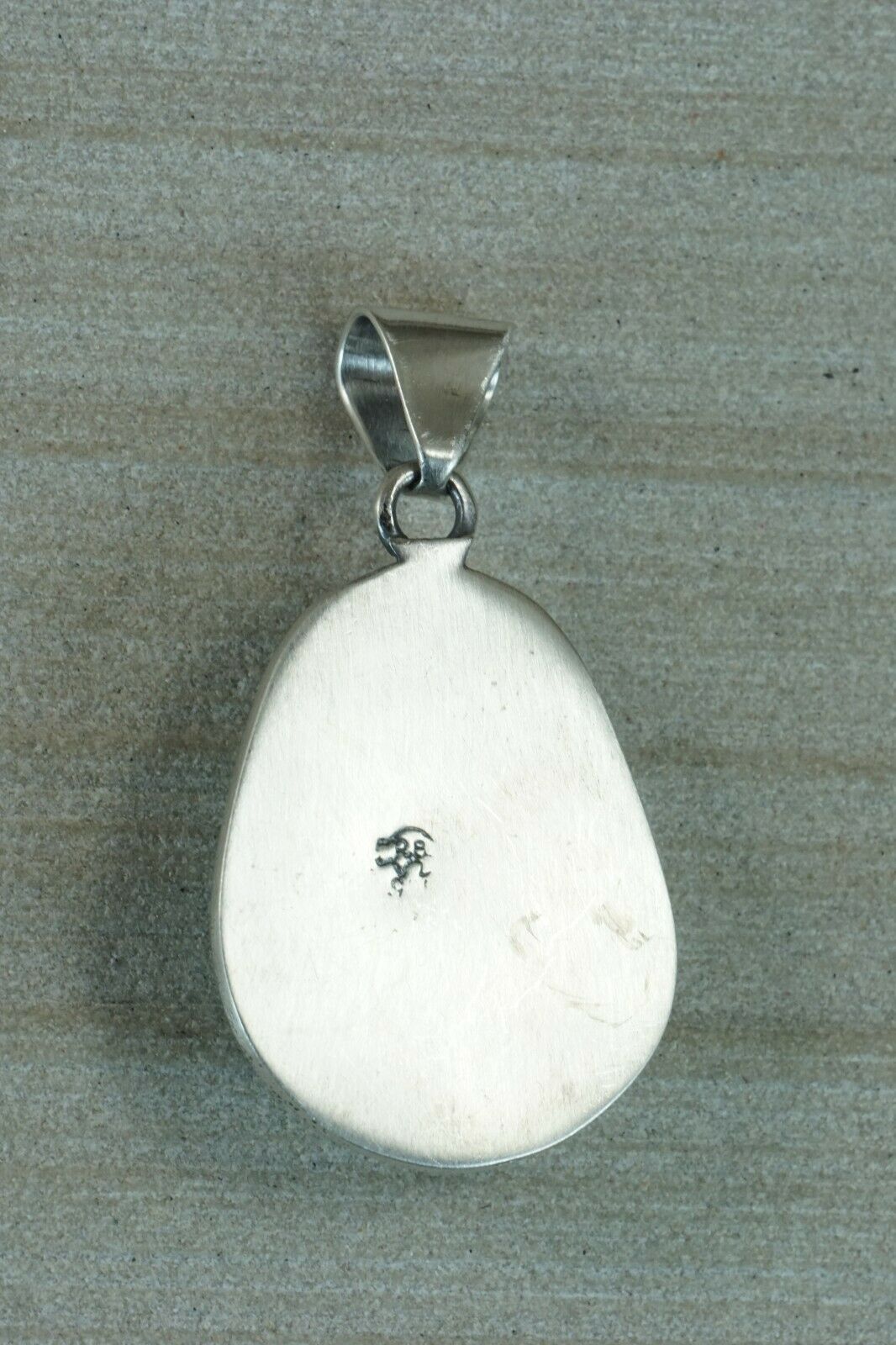 Navajo Turquoise and Sterling Silver Pendant - Sharon McCarthy