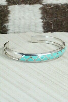 Turquoise & Sterling Silver Bracelet - Laurie Kallestewa