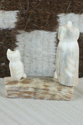 Owl Zuni Fetish Carving - Brandon Phillips