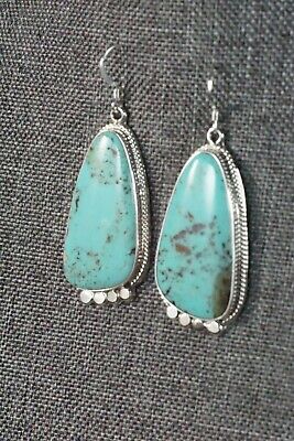 Turquoise and Sterling Silver Earrings - Sharon McCarthy