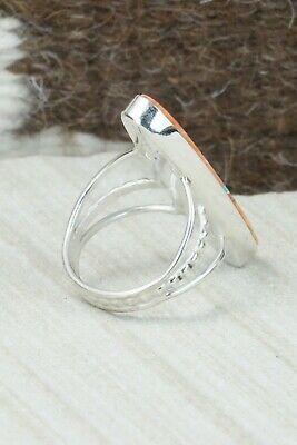 Spiny Oyster & Sterling Silver Ring - Harold Smith - Size 7.5