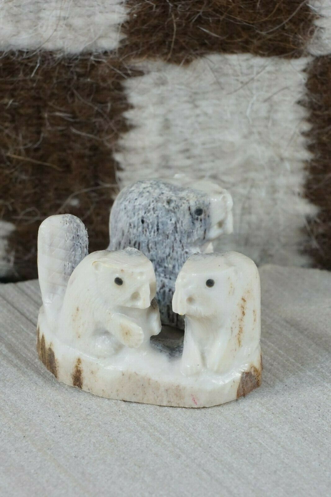 Beaver Zuni Fetish Carving - Maxx Laate - High Lonesome Trading