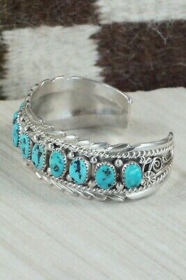 Turquoise & Sterling Silver Bracelet - Anthony Brown