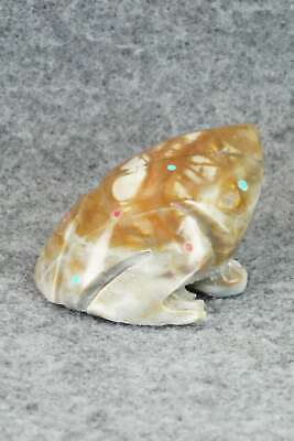 Frog Zuni Fetish Carving - Todd Lowsayatee