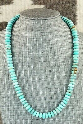 Turquoise & Sterling Silver Necklace - Doreen Jake