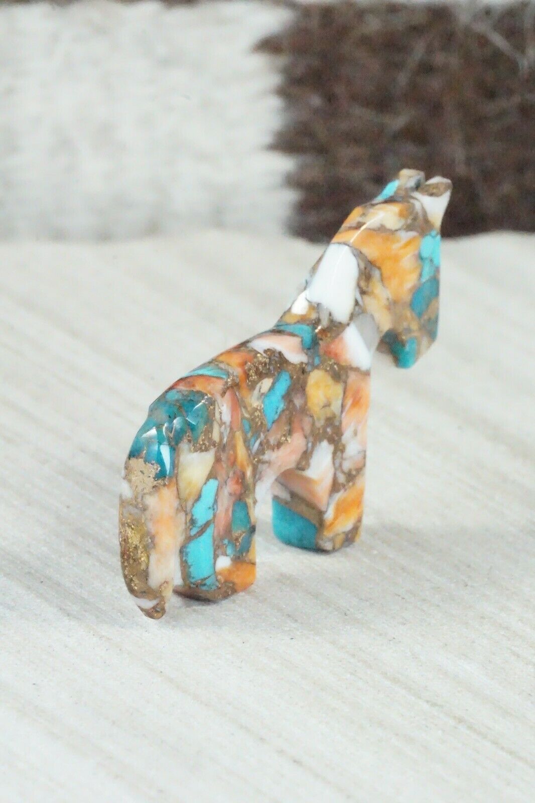 Horse Zuni Fetish Carving - Bernard Laiwakete