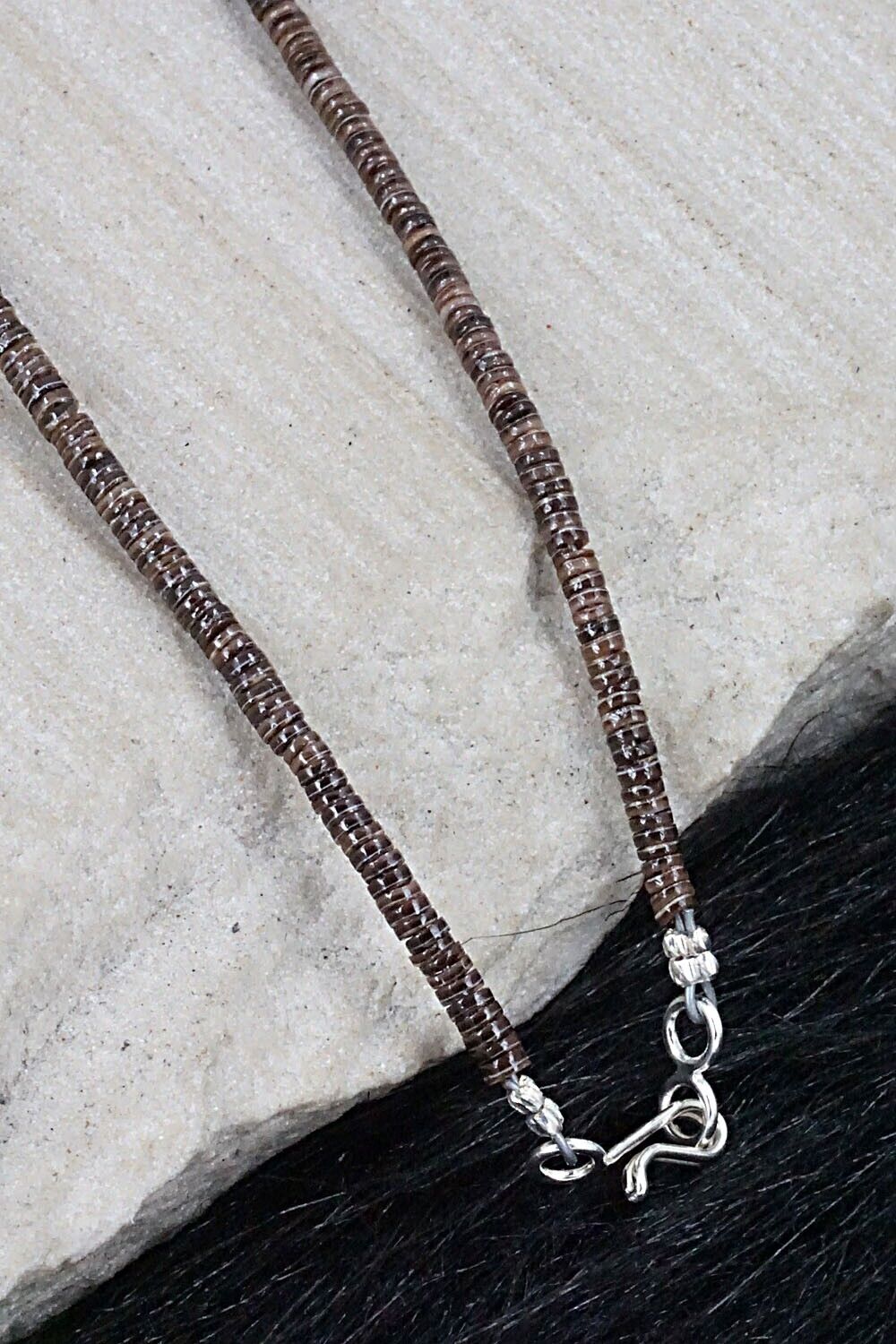 Multi Stone and Sterling Silver Necklace - Helen Tsosie