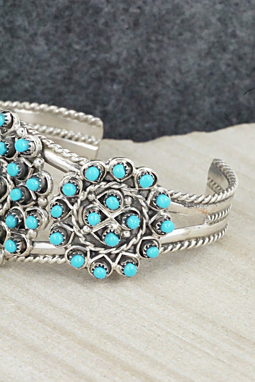 Turquoise & Sterling Silver Bracelet - Wayne Johnson Sr.