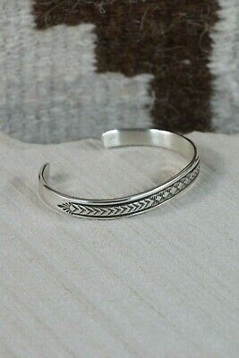 Navajo Sterling Silver Bracelet - Bruce Morgan - High Lonesome Trading