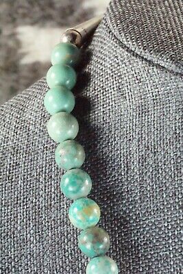 Turquoise & Sterling Silver Necklace - Navajo
