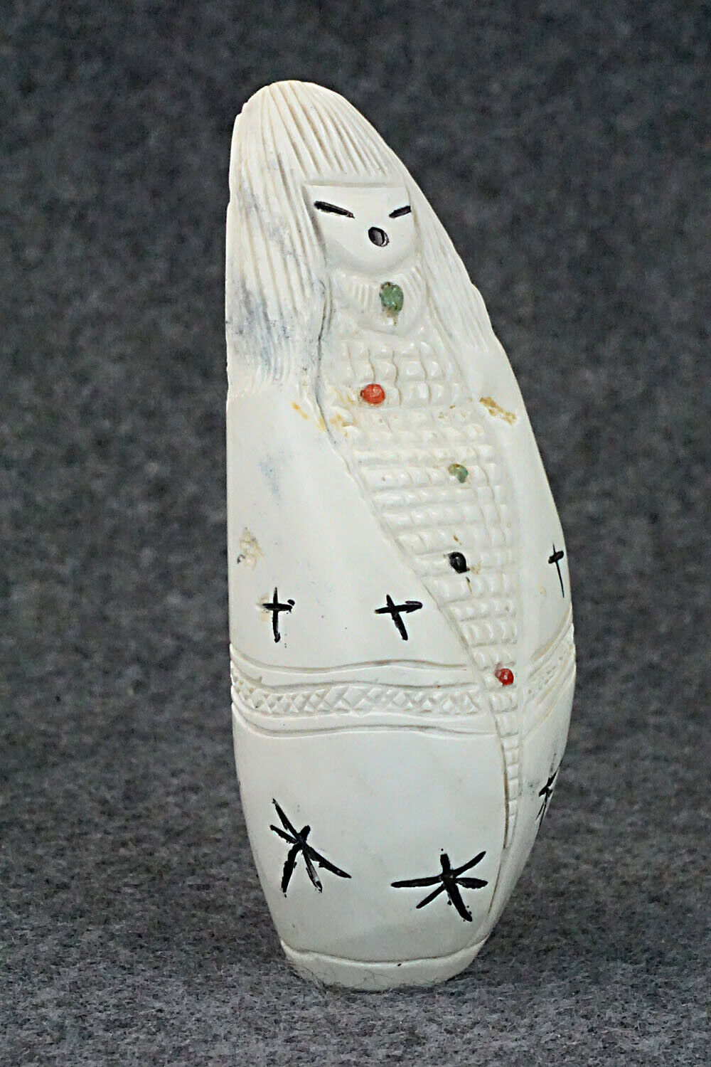 Corn Maiden Zuni Fetish Carving - Sandra Quandelacy