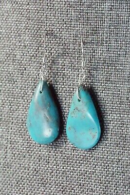 Navajo Turquoise & Sterling Silver Earrings - Native American