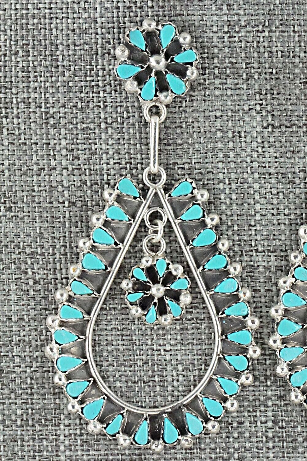 Turquoise & Sterling Silver Earrings - Tricia Leekity