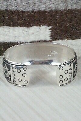 Navajo Turquoise & Sterling Silver Bracelet - Richard Singer