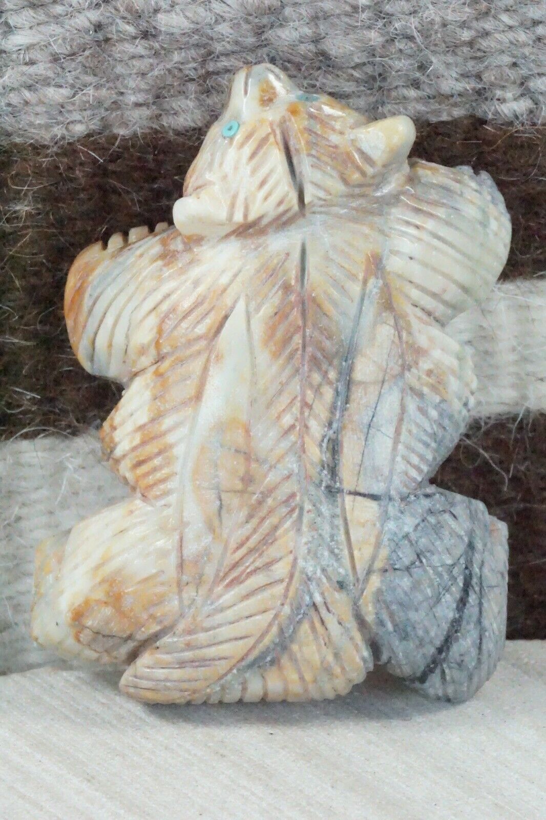 Badger Zuni Fetish Carving - Allison White