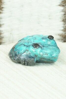 Frog Zuni Fetish Carving - Reynold Lunasee