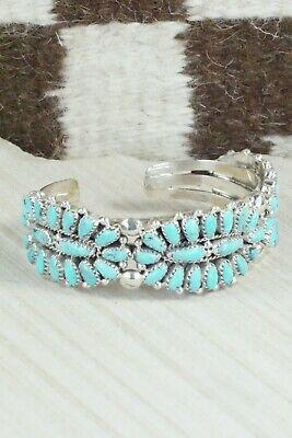 Turquoise & Sterling Silver Bracelet - Jazz Wilson - High Lonesome Trading