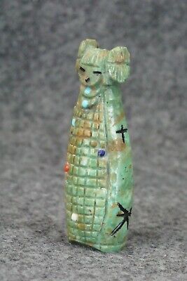 Corn Maiden Zuni Fetish Carving - Sandra Quandelacy