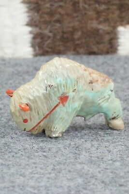 Buffalo Zuni Fetish Carving - Andres Quandelacy