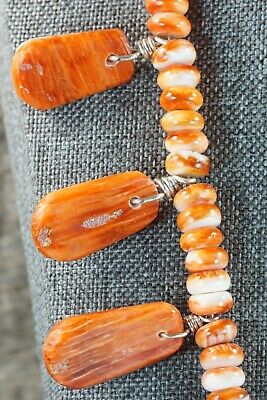 Santo Domingo Spiny Oyster Necklace - Lupe Lovato