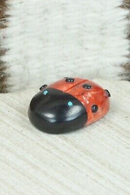 Ladybug Zuni Fetish Carving - Reynold Lunasee