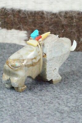 Buffalo Zuni Fetish Carving - Stewart Alanzo