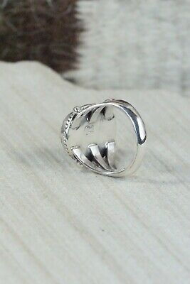 Navajo Turquoise & Sterling Silver Ring - Genevieve Frank - Size 5.5