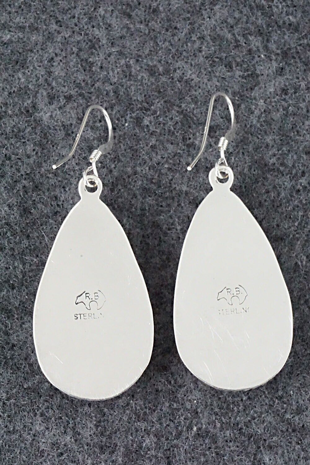 Turquoise & Sterling Silver Earrings - Isabelle Yazzie
