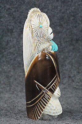 Corn Maiden Zuni Fetish Carving - Claudia Peina