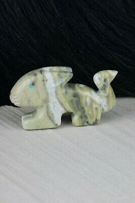Rabbit Zuni Fetish Carving - Cameron Nastacio - High Lonesome Trading