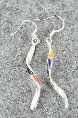 Multi Stone & Sterling Silver Earrings - Ira Johnson