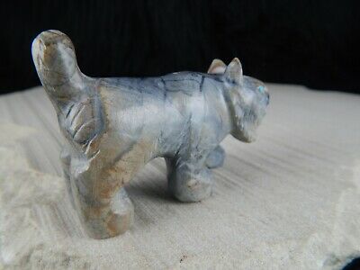 Bobcat Zuni Fetish Carving - Cody Nastacio - High Lonesome Trading