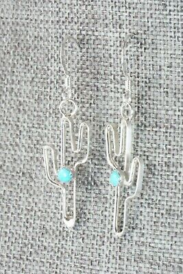Turquoise & Sterling Silver Earrings - Marilyn Preston