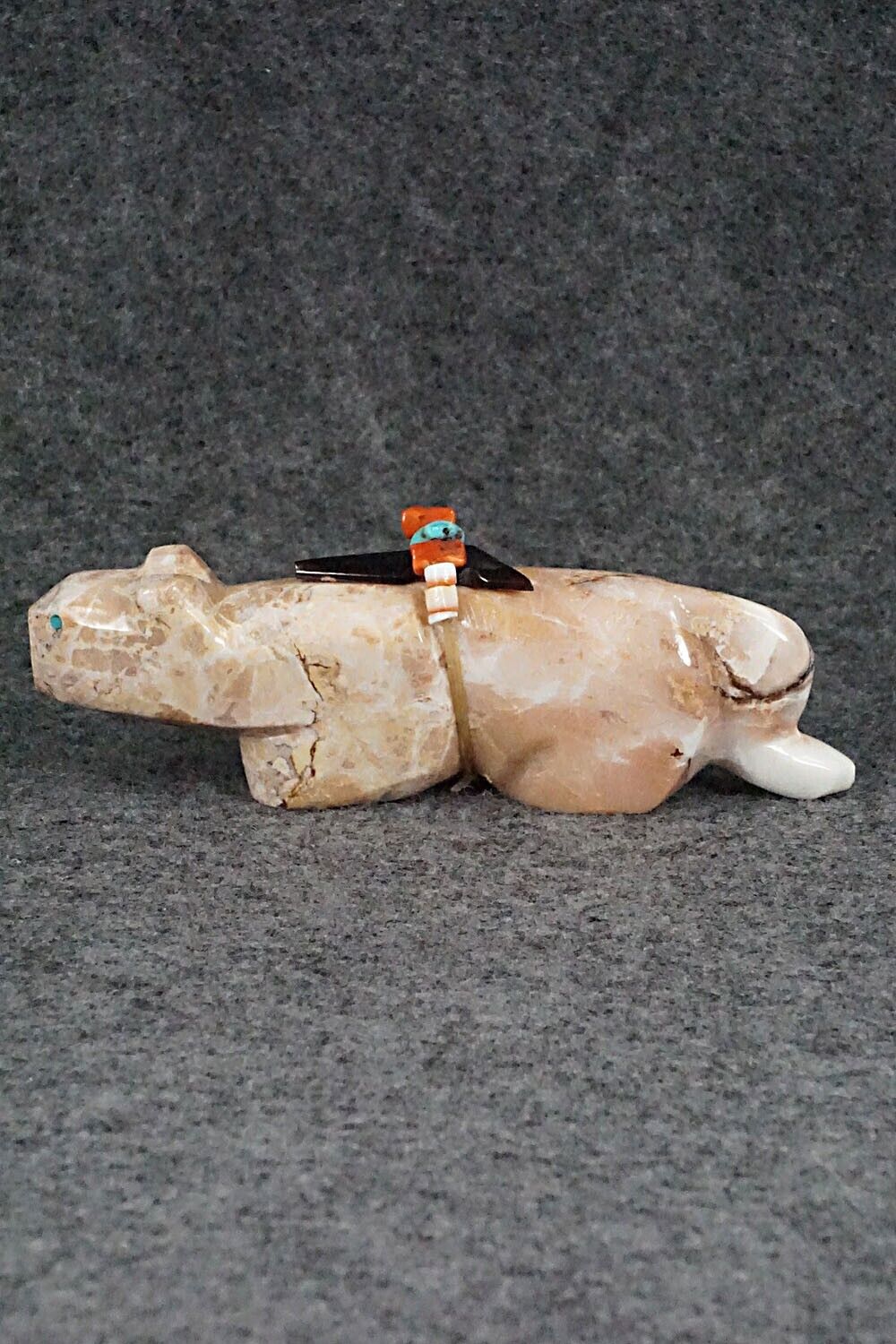 Mountain Lion Zuni Fetish Carving - Kyle Mahooty
