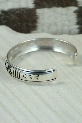 Navajo Sterling Silver Bracelet - Rosita Singer