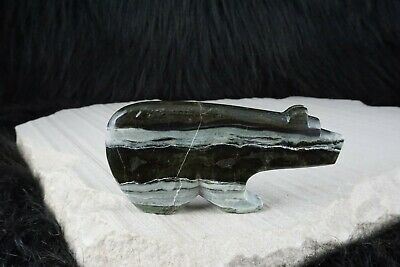 Bear Zuni Fetish Carving - Bernard Laiwakete - High Lonesome Trading