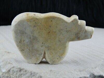 Bear Zuni Fetish Carving- Bernard Laiwakete - High Lonesome Trading