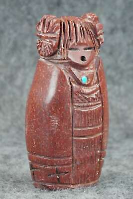 Corn Maiden Zuni Fetish Carving - Faye Quandelacy