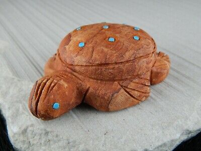 Turtle - Zuni Fetish - Louise Ponchuella - Zuni Turtle Carving - Native American - High Lonesome Trading