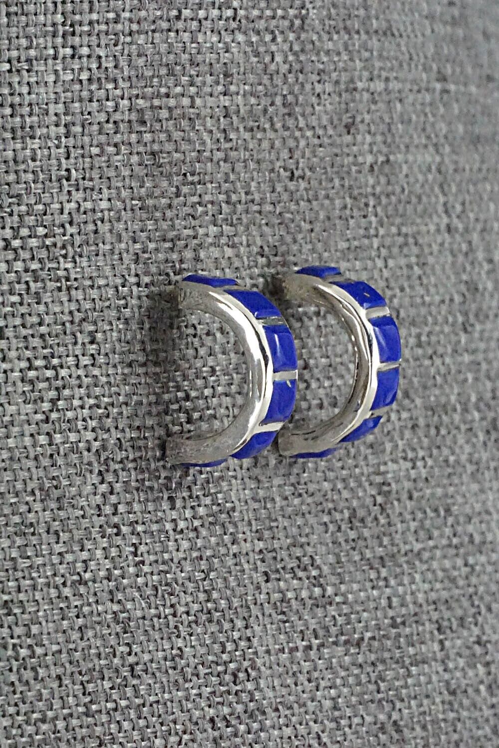Lapis & Sterling Silver Earrings - Glennetta Luna