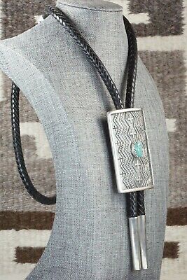 Turquoise & Sterling Silver Bolo Tie - Harrison Jim