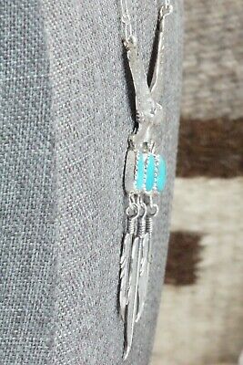 Turquoise & Sterling Silver Necklace - Genevieve Francisco