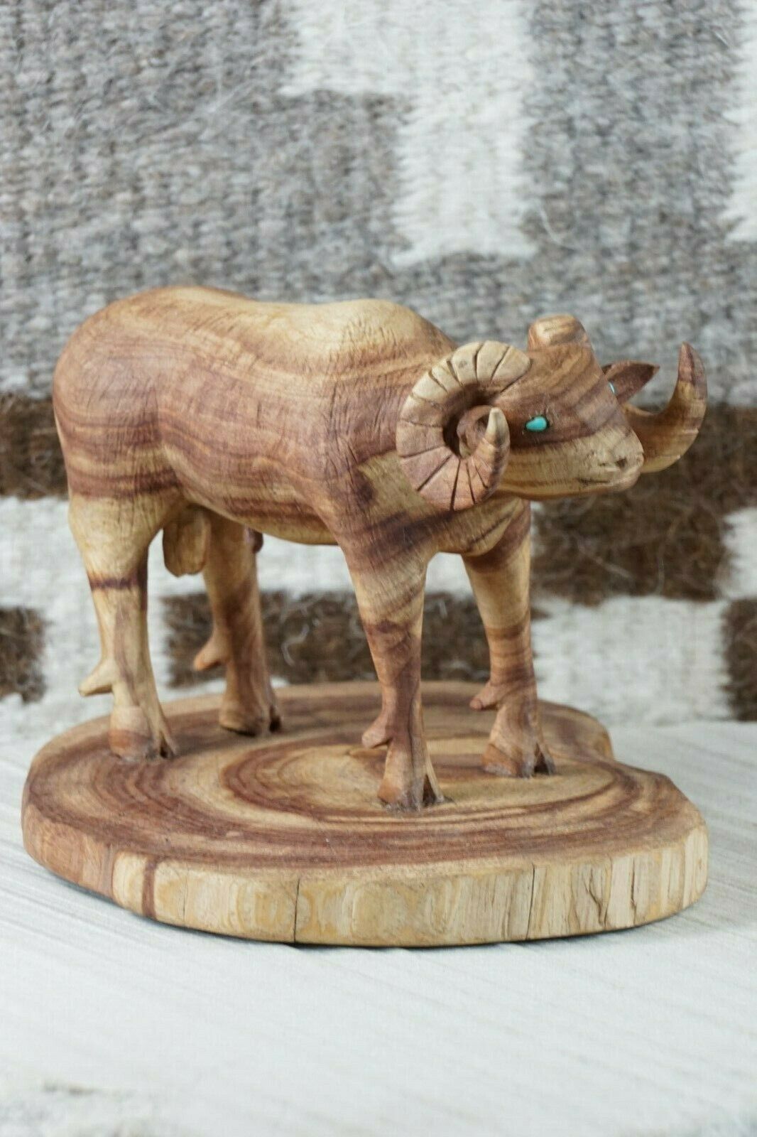 Ram Zuni Fetish Carving - Calvert Lamy - High Lonesome Trading
