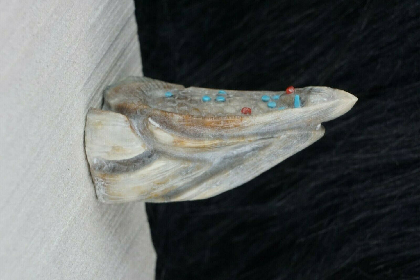 Corn Maiden Zuni Fetish Carving - Derrick Kaamasee - High Lonesome Trading