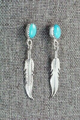 Turquoise & Sterling Silver Earrings - Sharon McCarthy