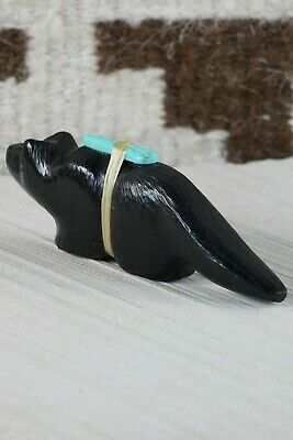Wolf Zuni Fetish Carving - Herbert Halate - High Lonesome Trading