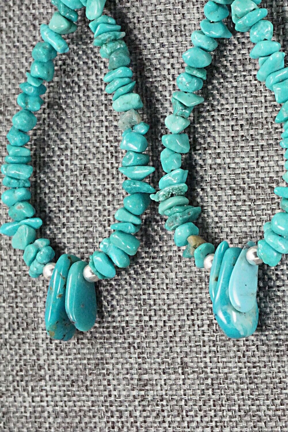 Turquoise & Sterling Silver Earrings - Tammy Nolcot
