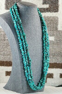 Navajo 3 Strand Turquoise Necklace - Native American