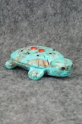 Turtle Zuni Fetish Carving - Reynold Lunasee