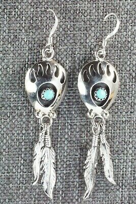 Turquoise & Sterling Silver Earrings - Annie Spencer